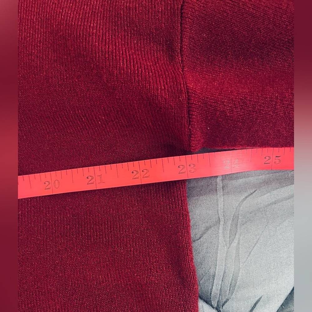 NWT PRETTYGARDEN Women’s 2-piece Wine Red Long-Sleeve Knit Outfit. Size: XL - Picture 9 of 13